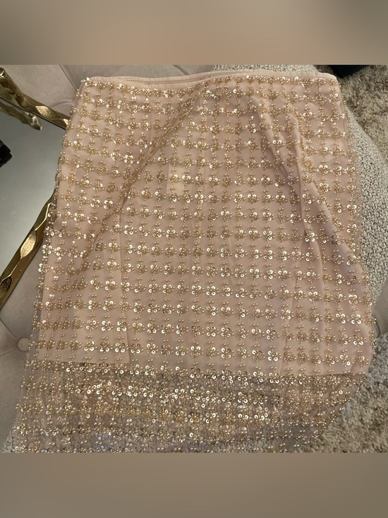 J. Crew Dresses & Skirts - J. Crew Blush Pink Beaded Floral Embellished Skirt